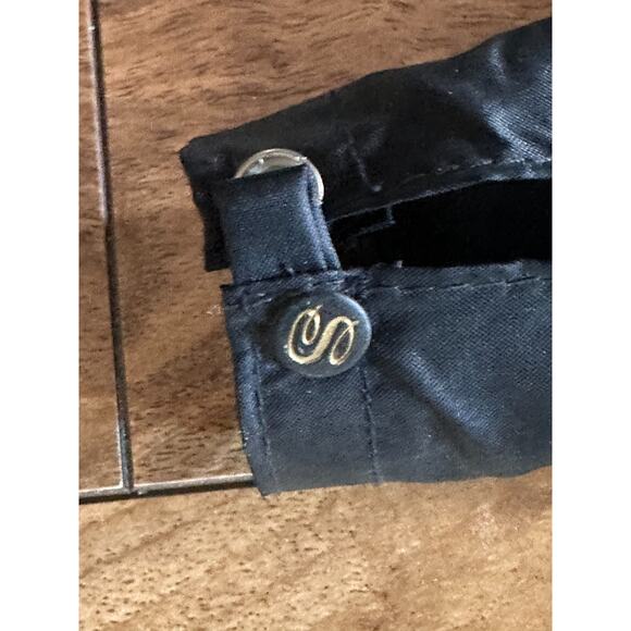 Black Vintage Schertz Umbrella Wood Handle Parasol Metal Tip Case - Picture 9 of 15